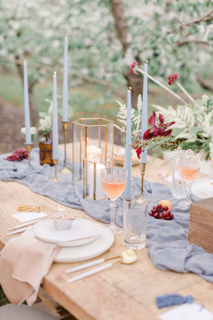 Apple orchard wedding inspiration in Mont Saint Hilaire, Quebec