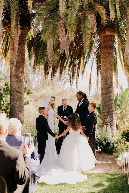 Sophisticated family wedding at Rancho Valencia in San Diego