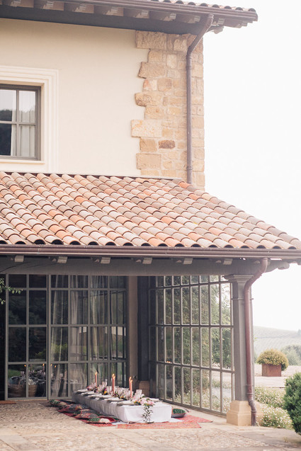 Late summer European elopement and dinner party in the Spanish Basque Country Inspiration