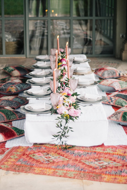 Late summer European elopement and dinner party in the Spanish Basque Country Inspiration