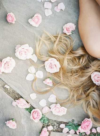 Pastel floral garden inspired wedding at a gorgeous French venue in San Diego