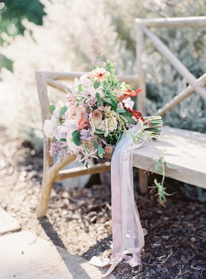 Pastel floral garden inspired wedding at a gorgeous French venue in San Diego