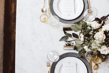 Modern luxe pink and black wedding at co. 251 in Chicago