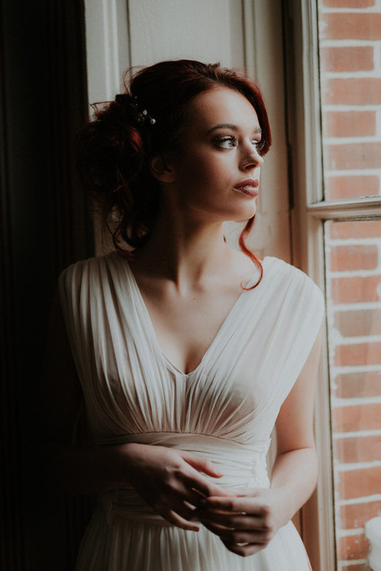 Dramatic candlelight autumn wedding in the French countryside