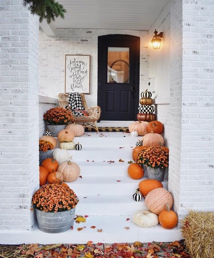 Fall front porch ideas