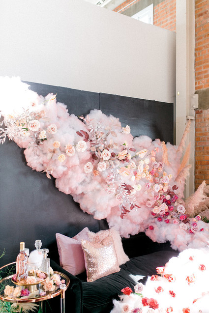 Modern wedding decor