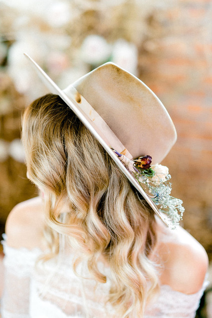 Bride in a hat