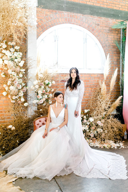 Modern wedding looks