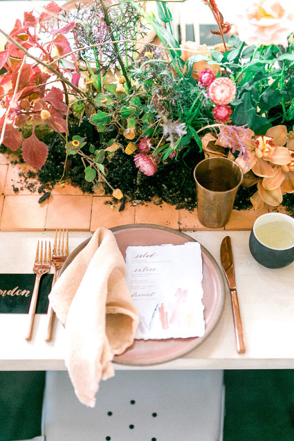 Wedding table decor