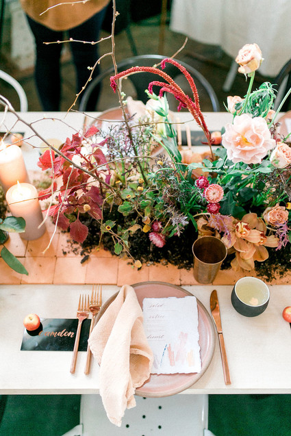 Wedding table decor