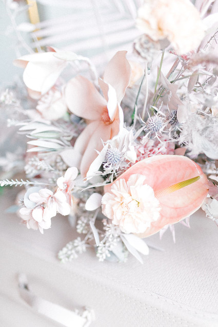 Pastell wedding flowers