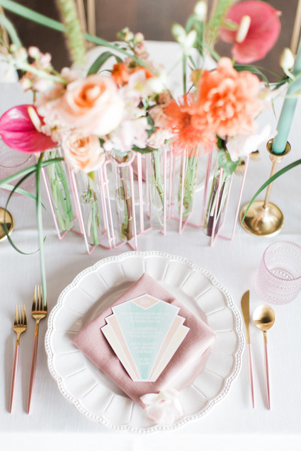 Modern tablescape