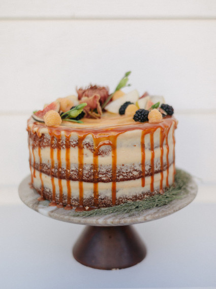 Fall naked cake