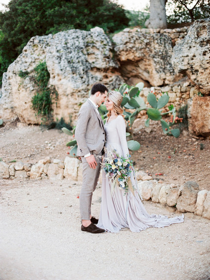 Moon and stars fall wedding Italian-style in Puglia