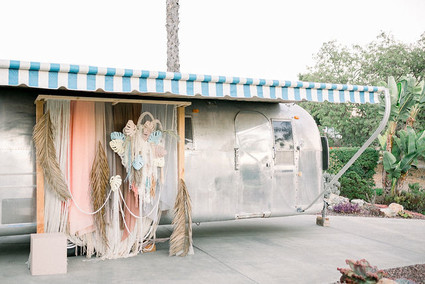 Modern pastel backyard first birthday party