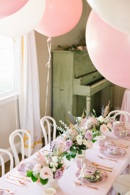 Ballet themed birthday party with all the girly details