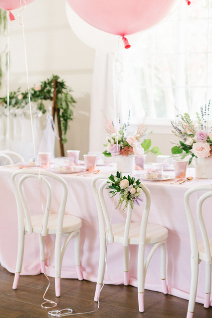 Ballet themed birthday party with all the girly details