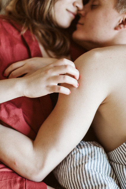 How to style your intimate engagement photos at home