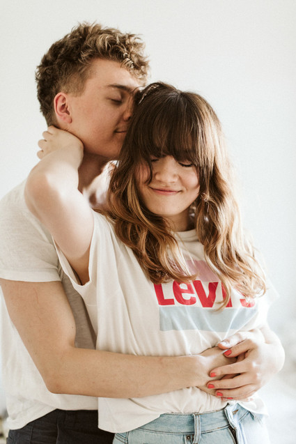 How to style your intimate engagement photos at home Inspiration