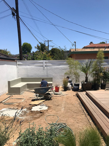 backyard renovation