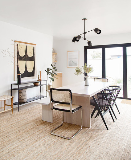modern dining room