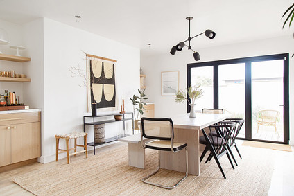 modern dining room
