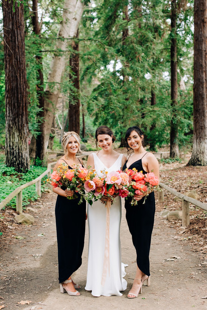 a colorful backyard wedding in Santa Barbara on a super reasonable budget