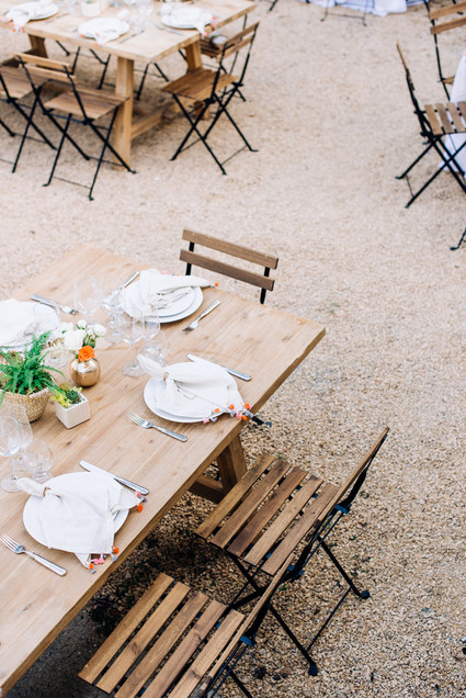 a colorful backyard wedding in Santa Barbara on a super reasonable budget