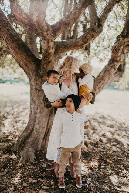 Fall family photos at Kruger Farms on Sauvie's Island