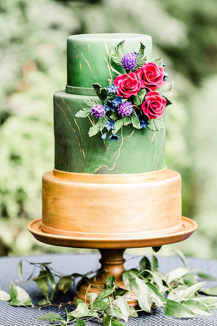 Jewel tone floral explosion at historic Strawberry Mansion in Philadelphia