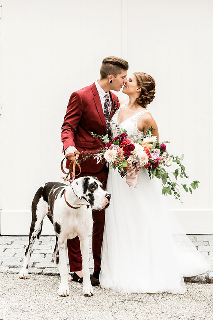 Jewel tone floral explosion at historic Strawberry Mansion in Philadelphia