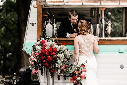 Jewel tone floral explosion at historic Strawberry Mansion in Philadelphia