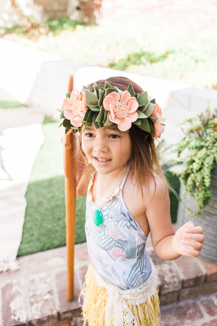 Modern Moana 5th birthday party