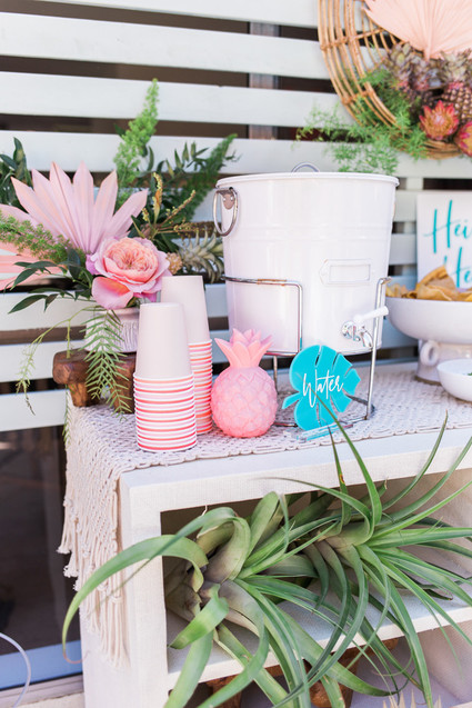 Modern Moana 5th birthday party