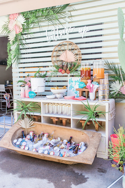 Modern Moana 5th birthday party