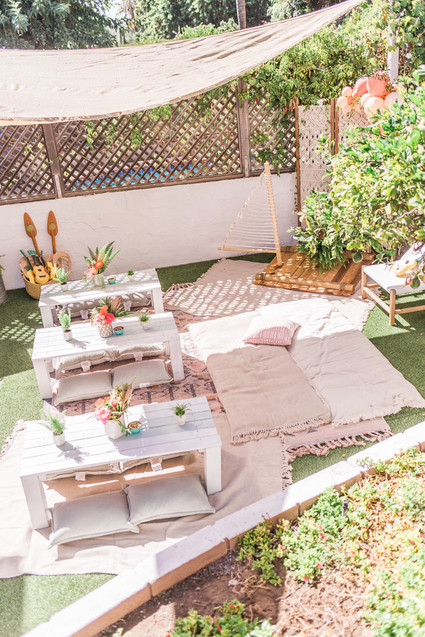 Modern Moana 5th birthday party