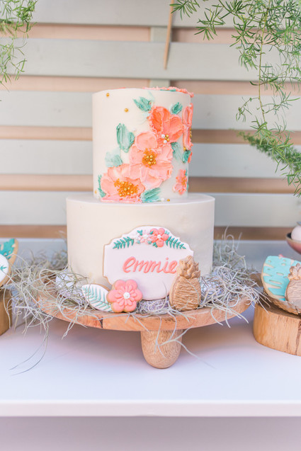 Modern Moana 5th birthday party