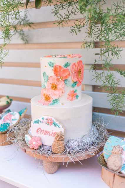 Modern Moana 5th birthday party