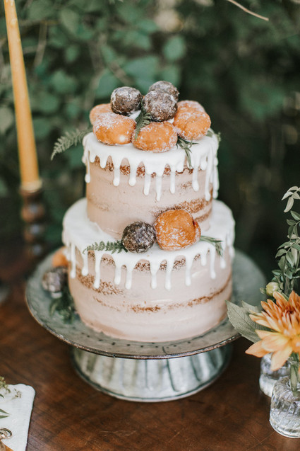 Donut hole cake
