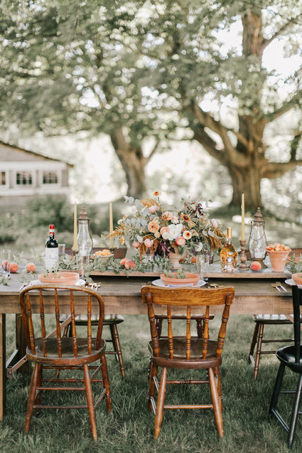 Late summer dining al fresco