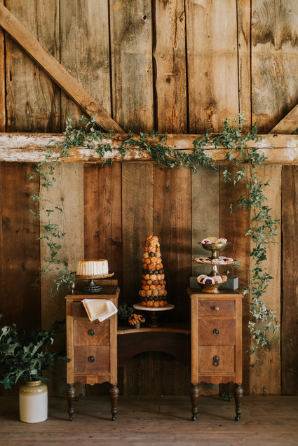 Fall dessert table