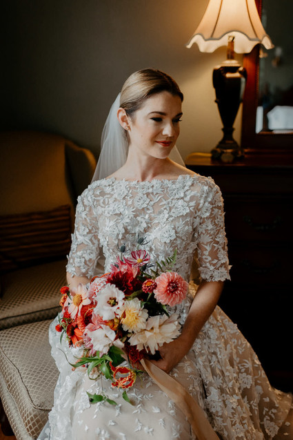 A print maker's thoughtful DIY fall wedding ... with kilts! Inspiration
