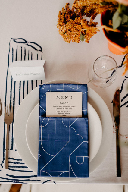 A print maker's thoughtful DIY fall wedding ... with kilts! Inspiration