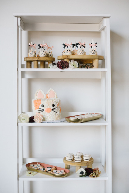 A modern kitty cat party for National Cat Day Inspiration