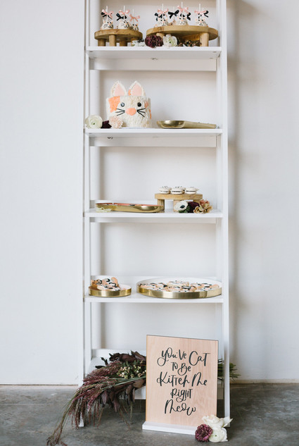 A modern kitty cat party for National Cat Day Inspiration