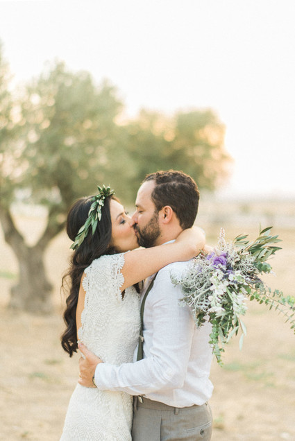 Intimate vow renewal with the couple's children in Portugal