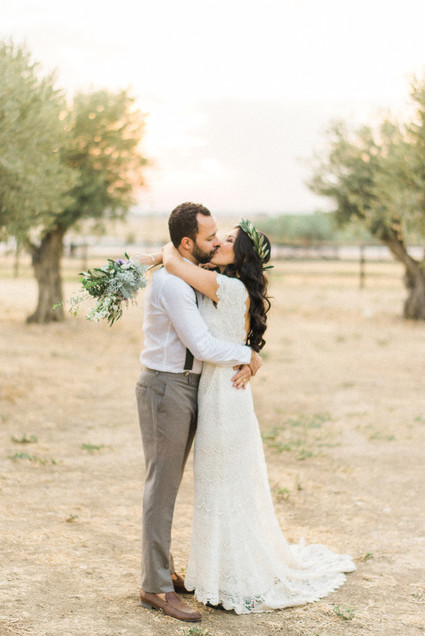 Intimate vow renewal with the couple's children in Portugal