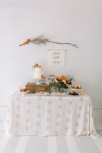 Summer to fall floral baby shower
