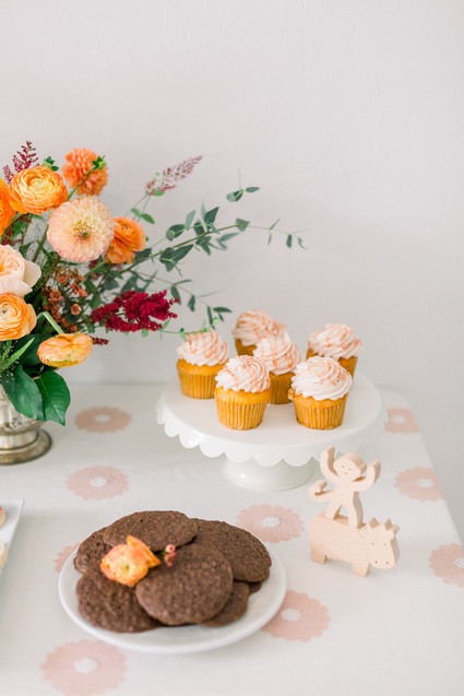 Summer to fall floral baby shower