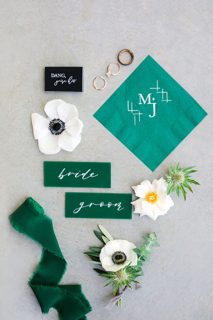 Project Darling: A woodsy enchanted emerald green wedding in Julian with an amazing story Inspiration